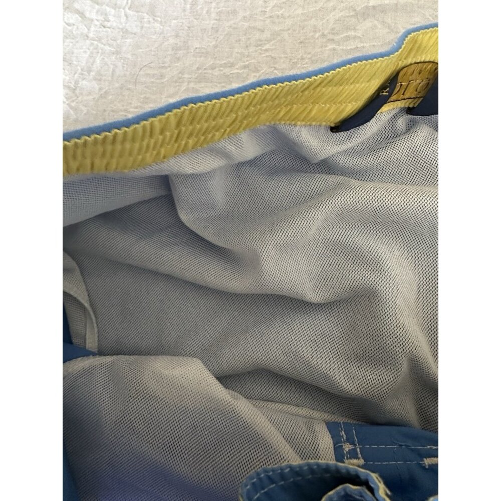 Polo Ralph Lauren Men's Size XL Swimwear Shorts Trunks Blue Lined Preppy Pockets - Picture 5 of 9
